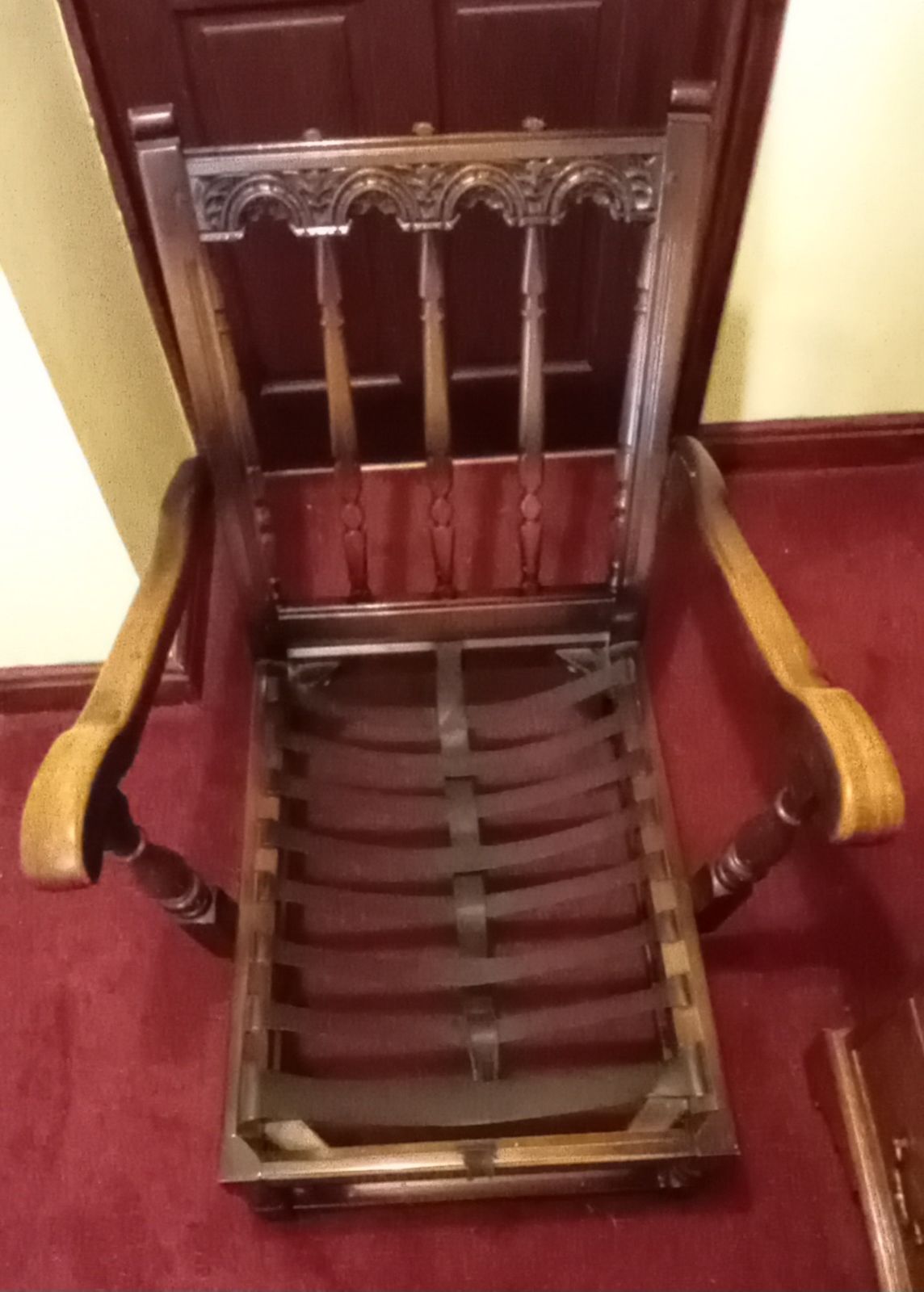 Ercol 1950s Armchair In Dark Oak photo 239.0