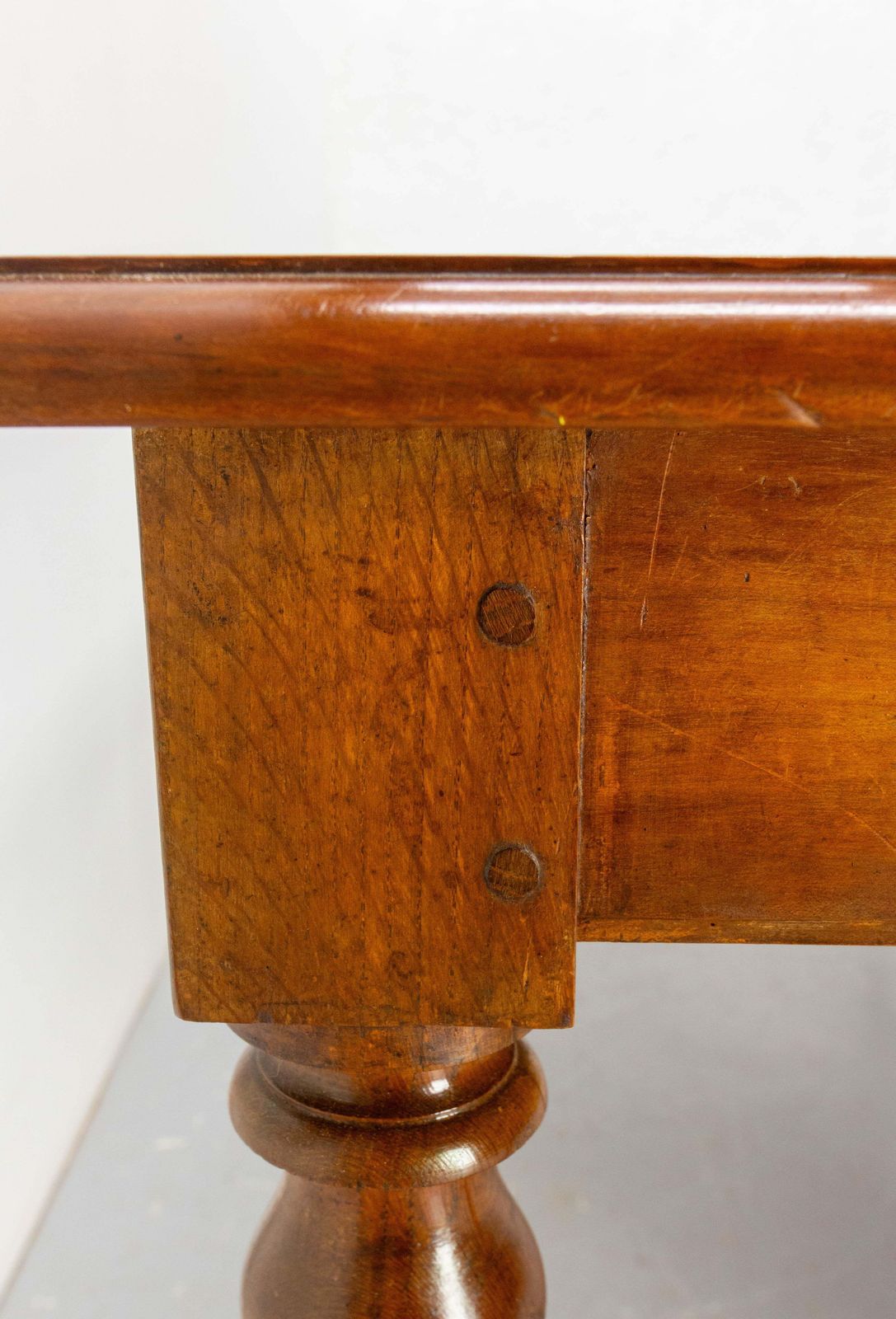 French Cherrywood Table Louis Philippe Period, Mid 19th Century photo vintage