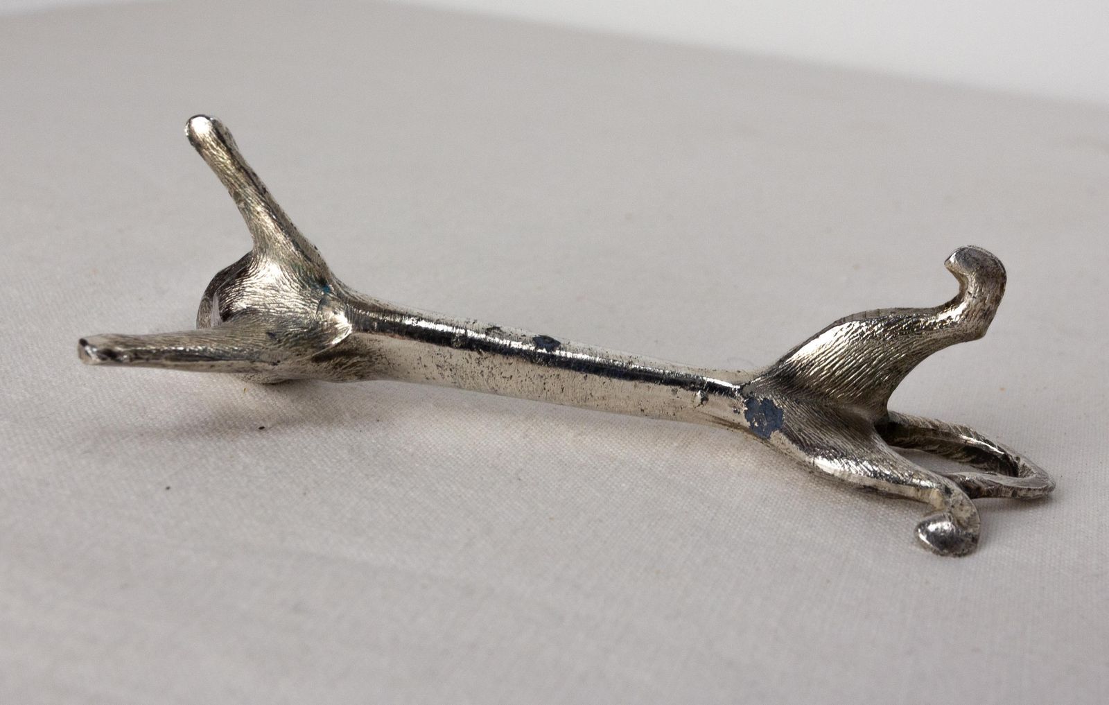 photo buy Set Of Chrome Six Knife Holder, In The Shape Of Animals, C. 1890