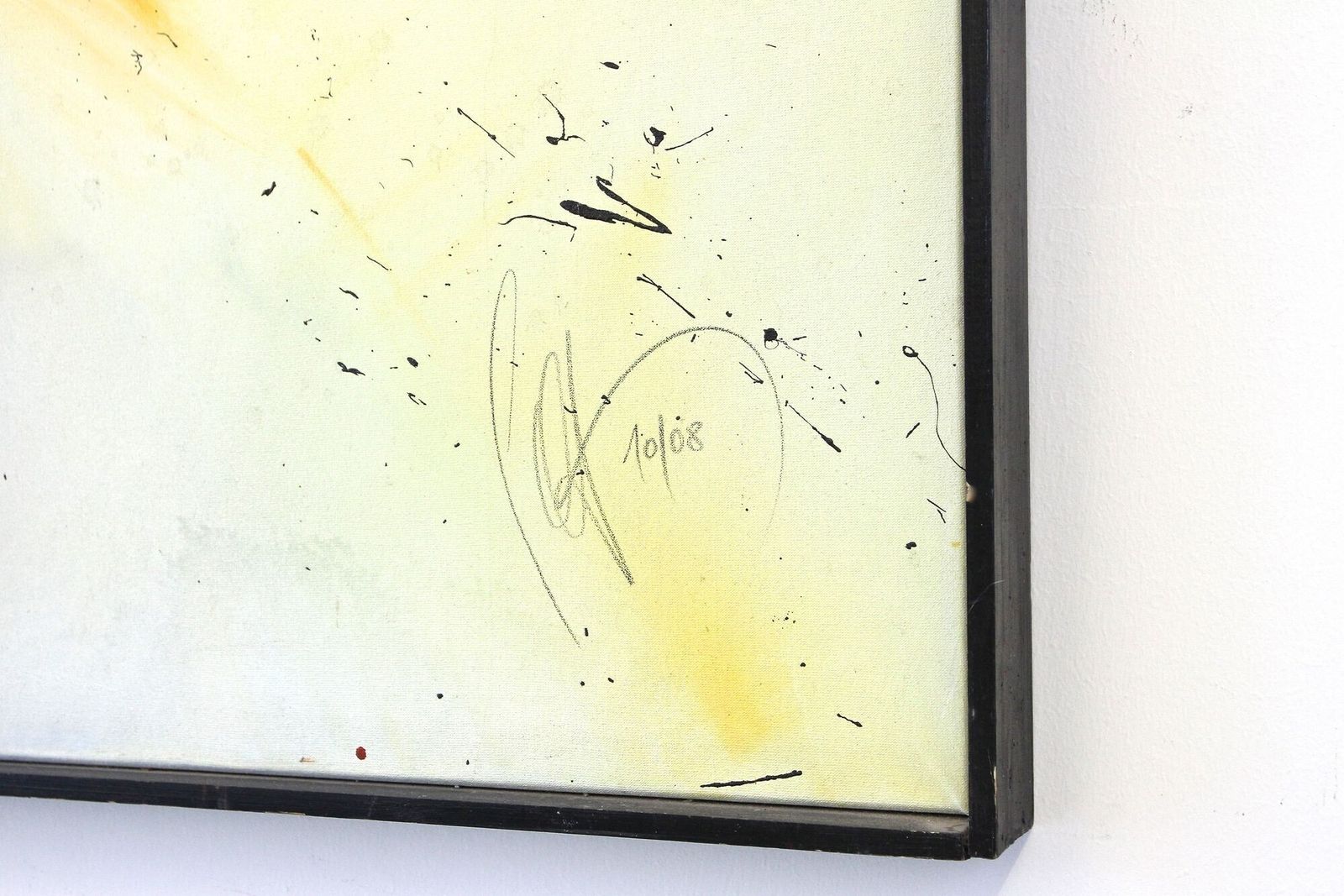 Abstract Painting "Mechansim Of Depth", Acrylic On Canvas By Ms, Austria 2008 photo buy