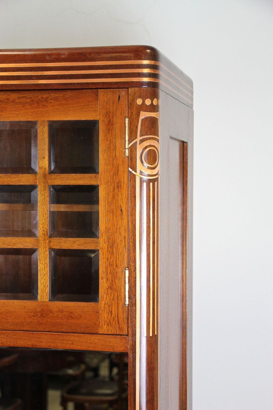 20th Century Art Nouveau Mahogany Cabinet/ Buffet By August Ungethüm, At Ca 1900 photo vintage