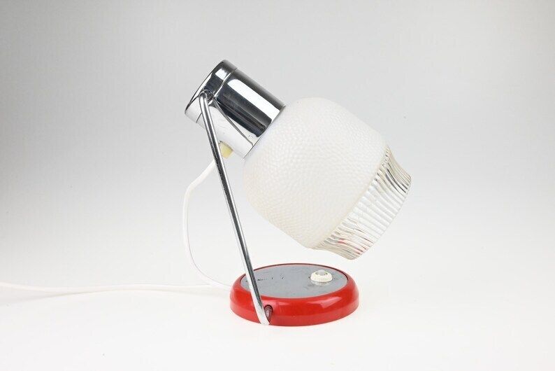 Vintage Bedside Lamp, Table Lamp, Desk Lamp, Mid Century Lamp, Mid Century Lighting, Table Light, Vintage Lamp, Vintage Lights, Retro Lamp photo furniture