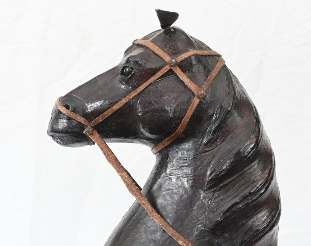 Hand Carved Pony Horse Statue   French Wood Carving photo 450.0