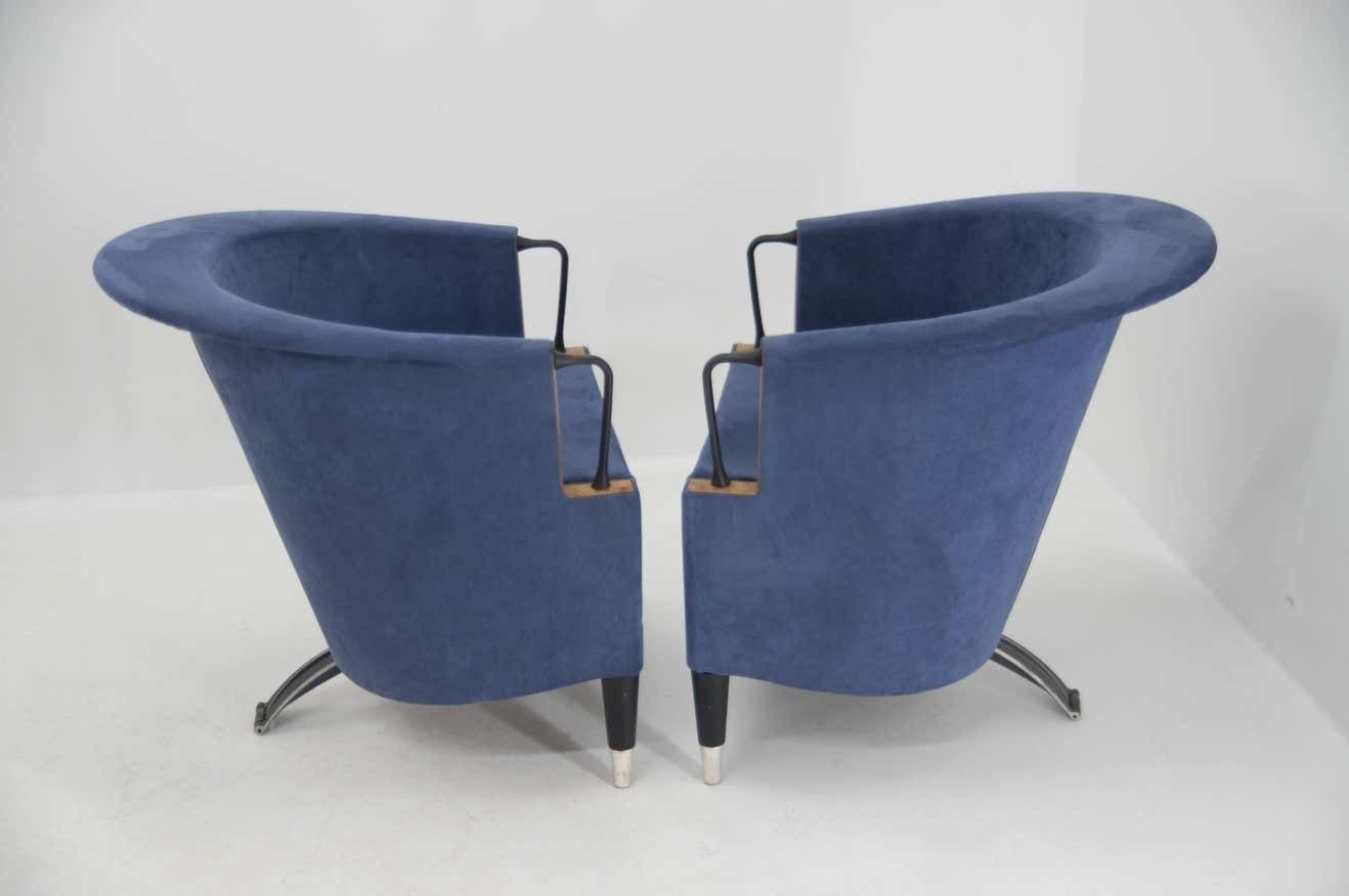 Set Of Two Armchairs By Paolo Piva For B&B Italia, 1980s photo vinterior