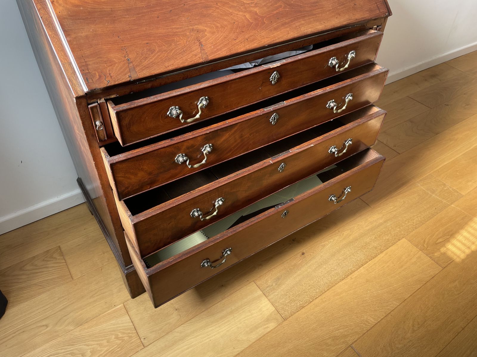 Early 19th Century Mahogany Bureau Writing Desk photo buy