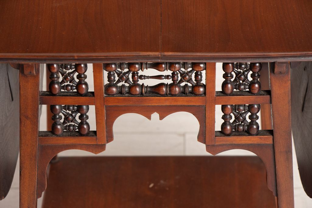 Anglo Moresque Mahogany Occasional Table With Drop Flaps By Liberty & Co. C.1890 photo 545.0