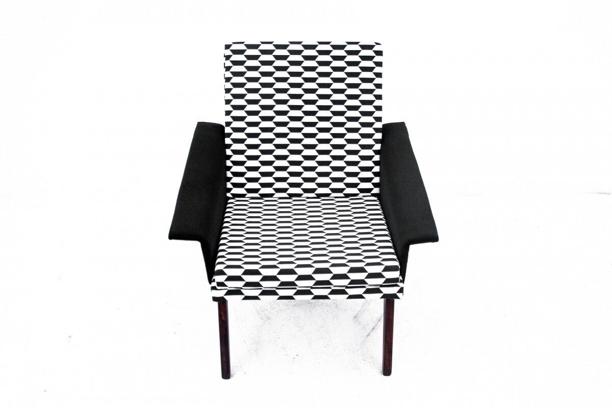 Pair Of Retro Armchairs, Czechoslovakia, 1960s photo furniture