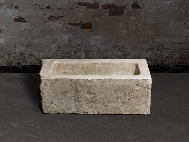 Rustic French Marble Sink, 1800s