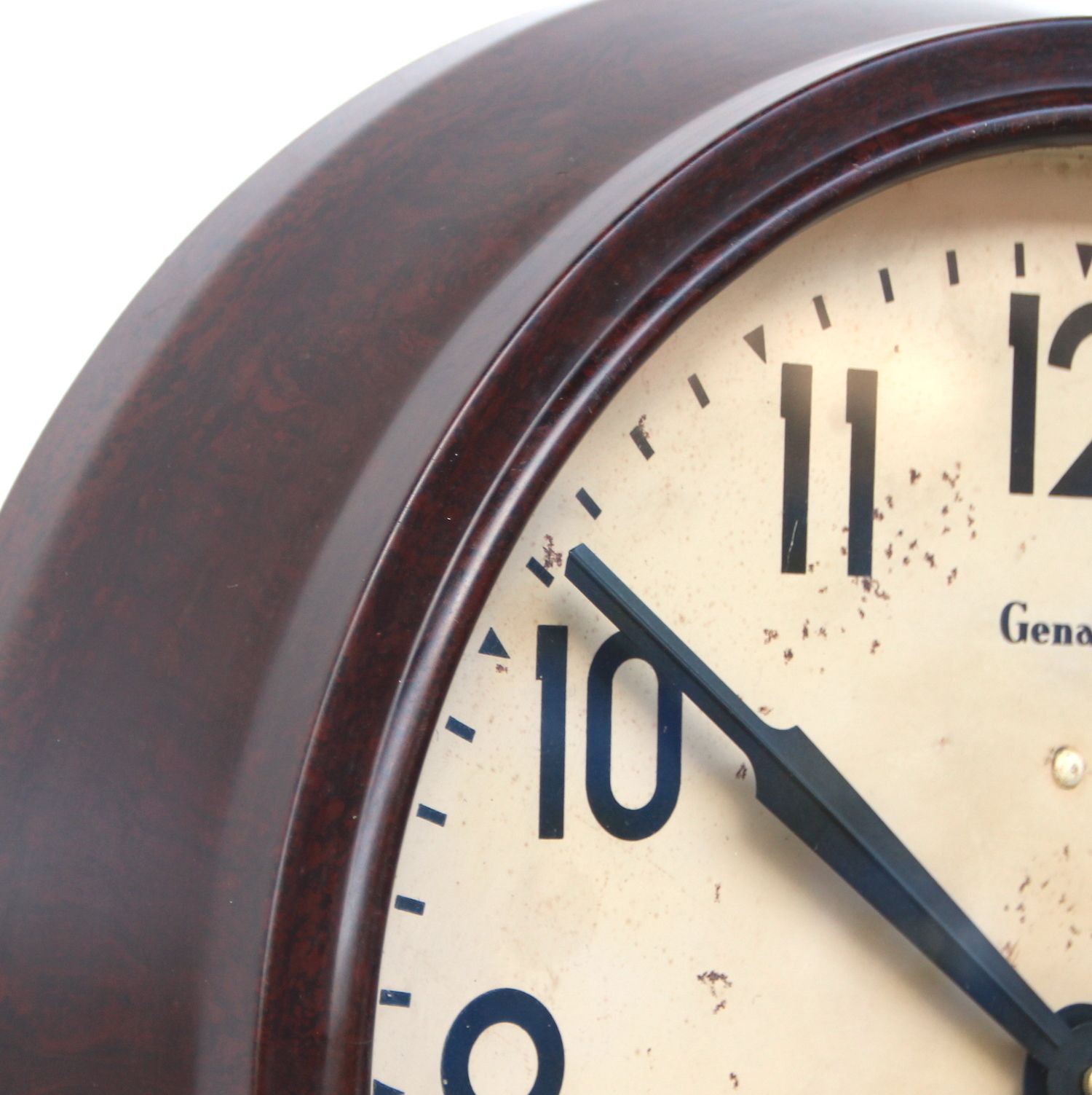 photo furniture 1950s British Bakelite Vintage School / Commercial Wall Clock. Fully Guaranteed