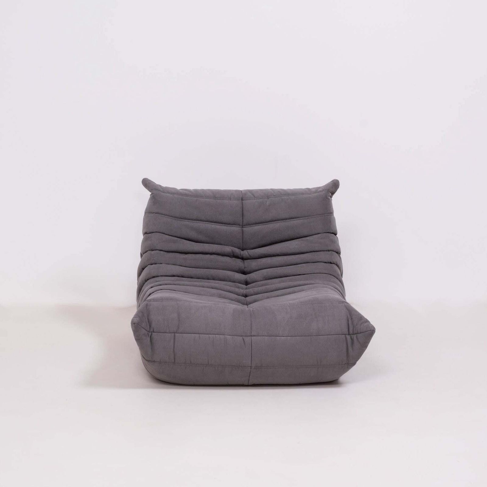 Ligne Roset By Michel Ducaroy Togo Grey Modular Sofa And Footstool, Set Of Five photo 10400.0