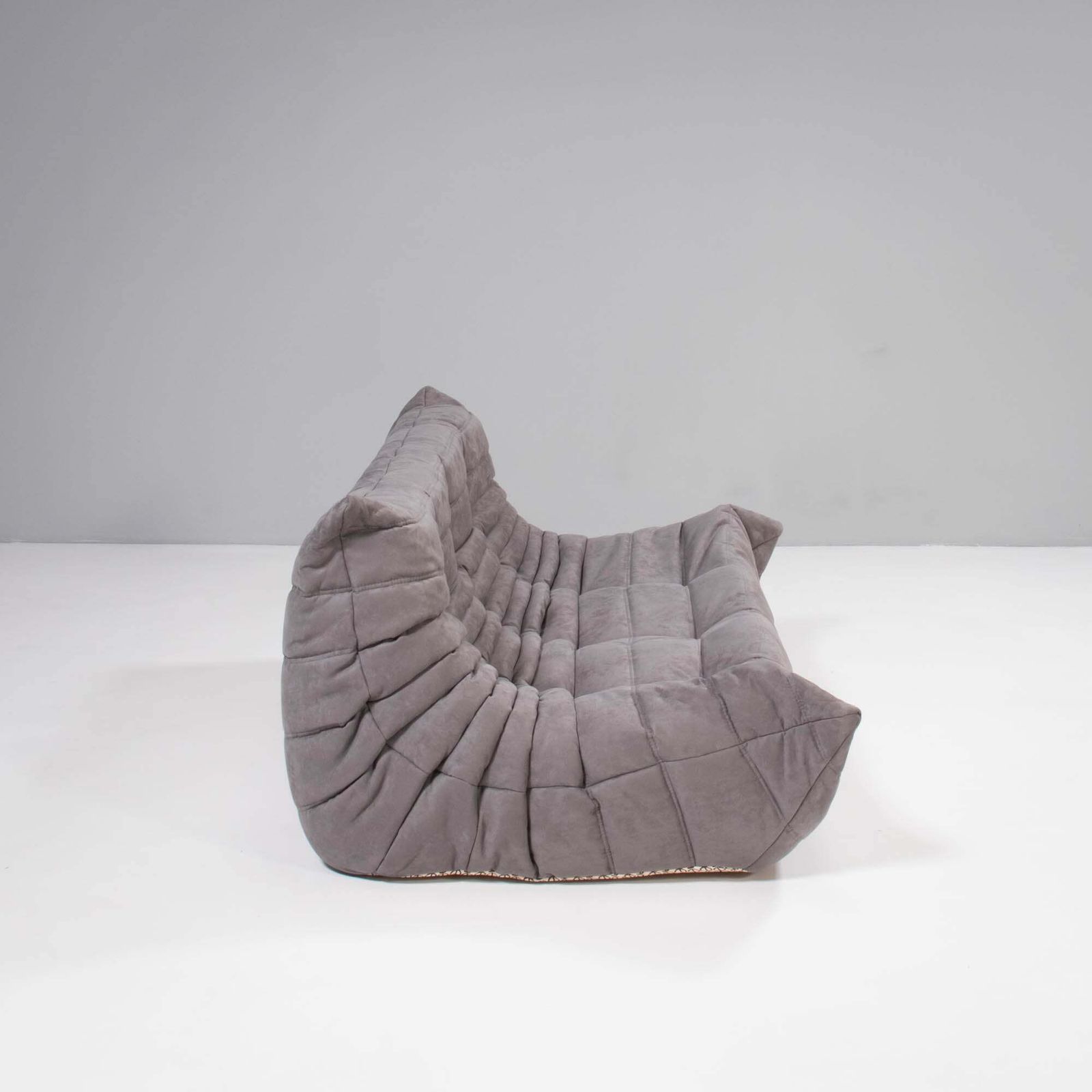 Ligne Roset By Michel Ducaroy Togo Grey Modular Sofa And Footstool, Set Of Three photo furniture