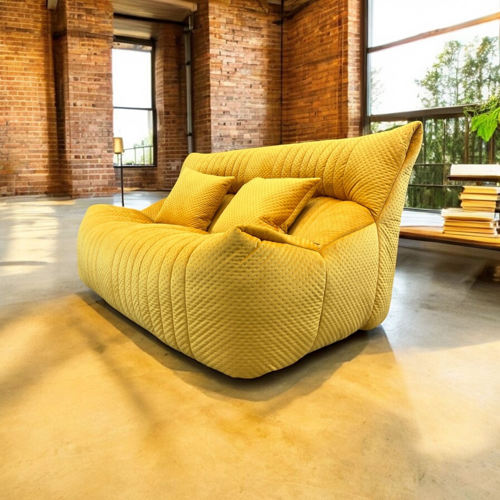 Yellow 2 Seater Aralia Sofa From Ligne Roset