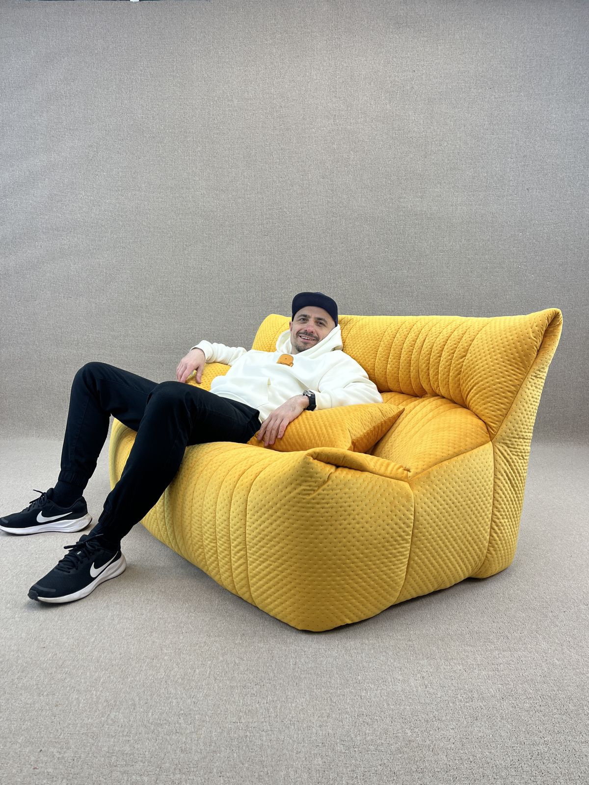 photo furniture Yellow 2 Seater Aralia Sofa From Ligne Roset