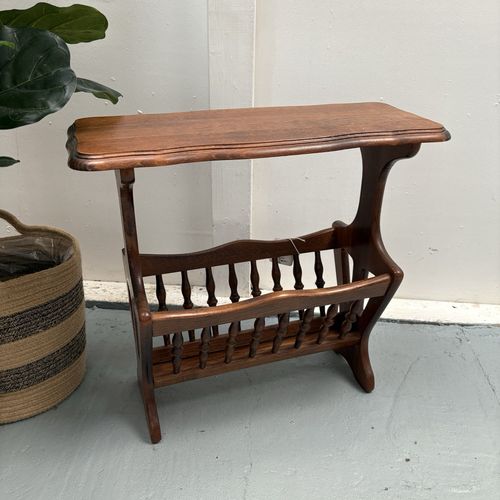Ercol Chaucer Magazine Rack Side Table Golden Dawn Model 974