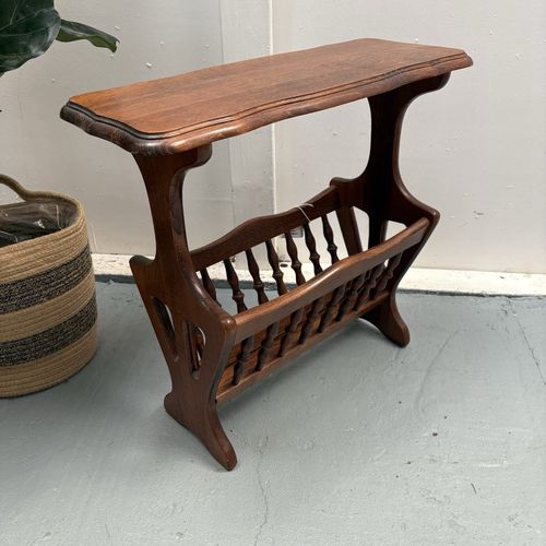 Ercol Chaucer Magazine Rack Side Table Golden Dawn Model 974 photo 175.0