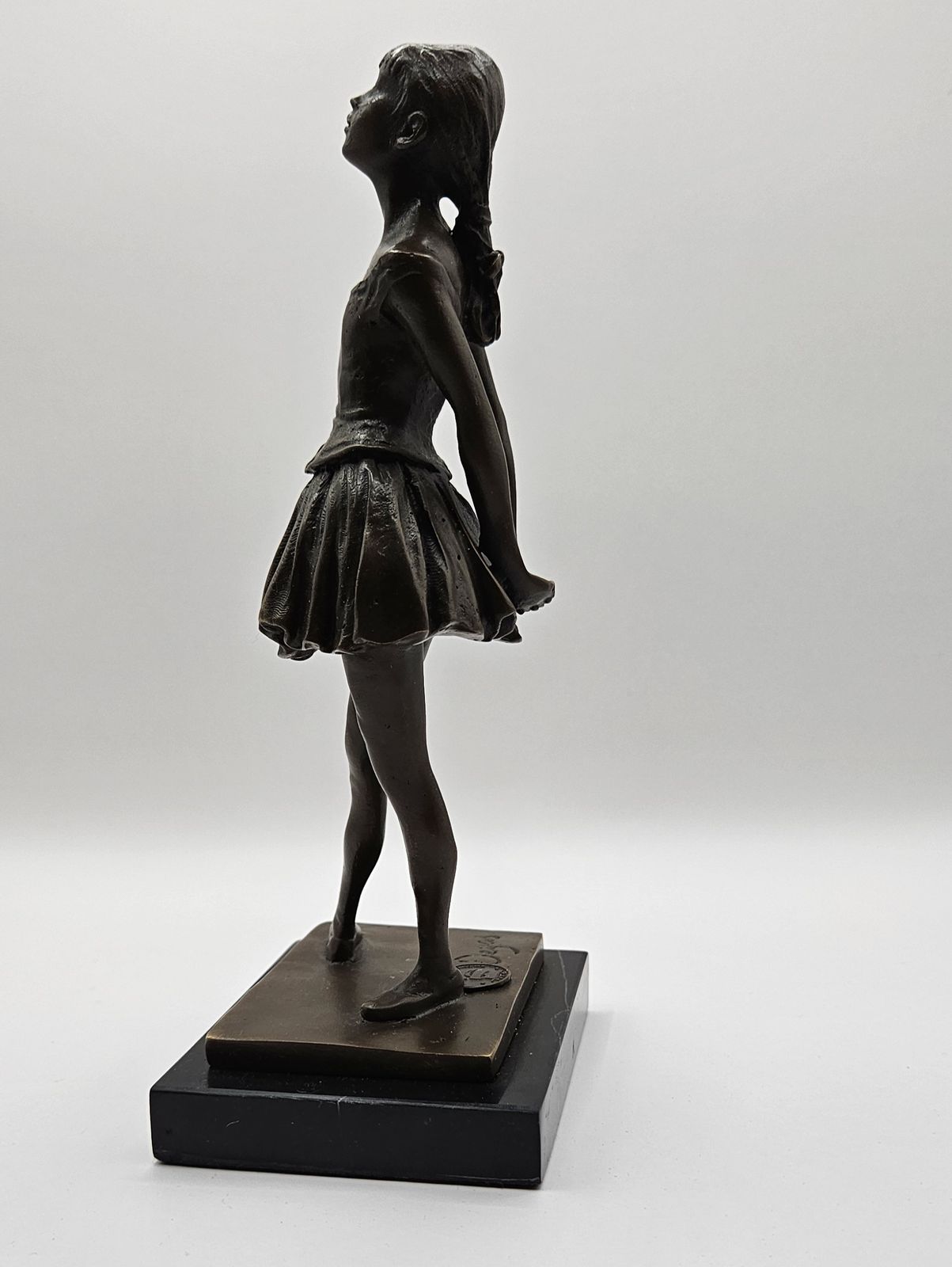 After Edgar Degas   Bronze Figure Of A Young Female Dancer photo 350.0