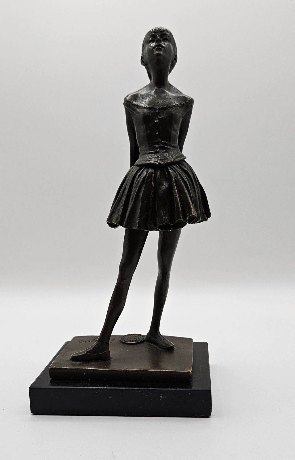 After Edgar Degas   Bronze Figure Of A Young Female Dancer photo vinterior