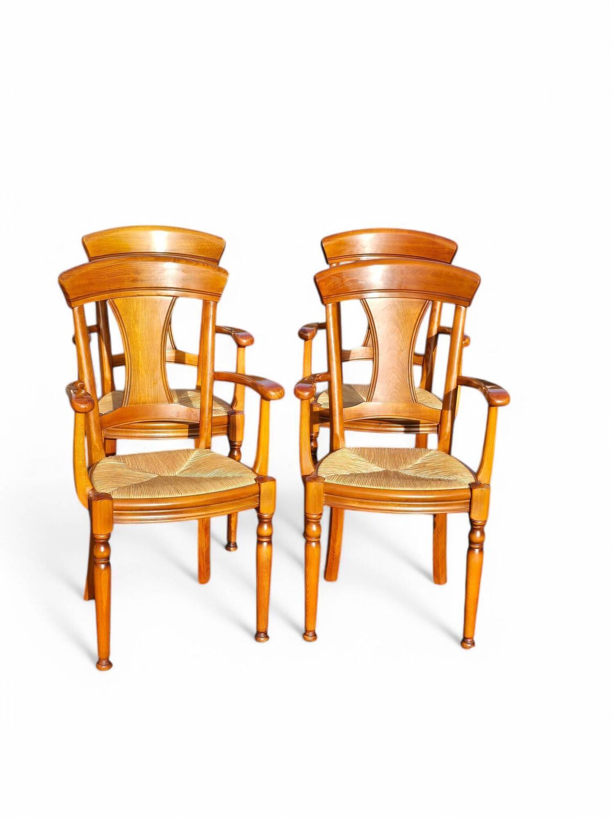 photo vinterior Set Of 4 Chairs   Provencal Style Armchairs