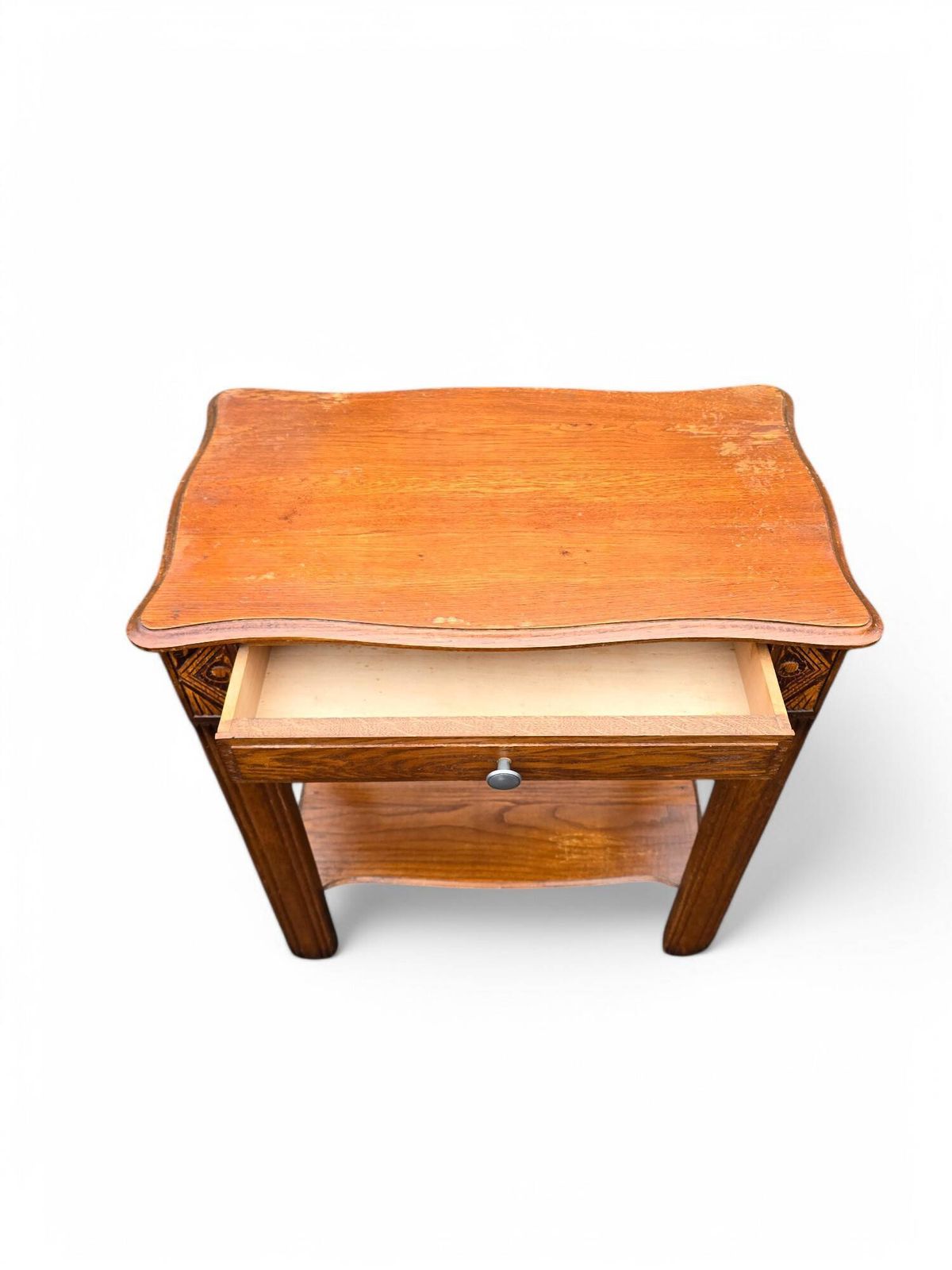 Art Deco Bedside Table   Pedestal Table photo for sale