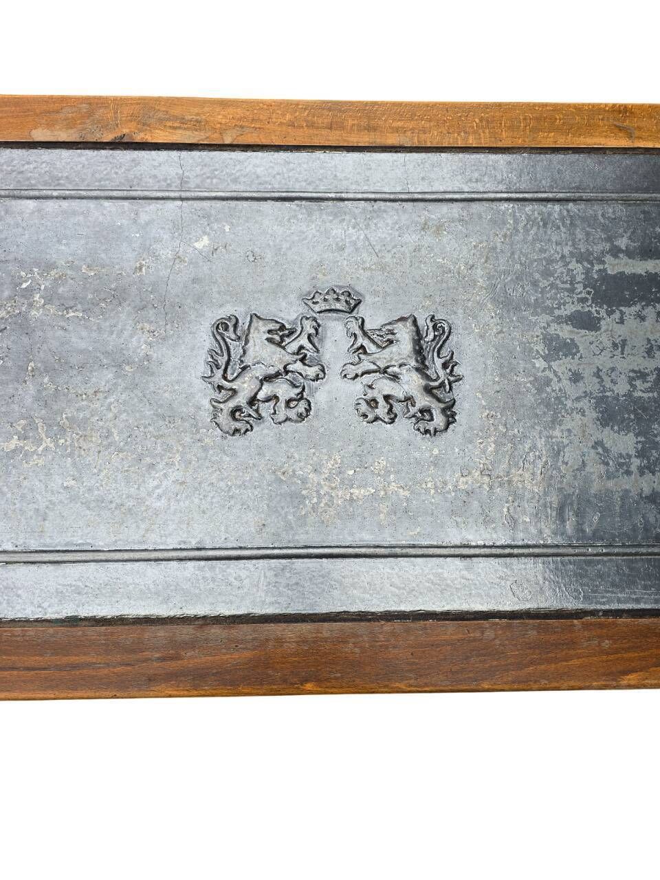 Page 1 Of 9 Vintage Wood And Tin Coffee Table photo for sale