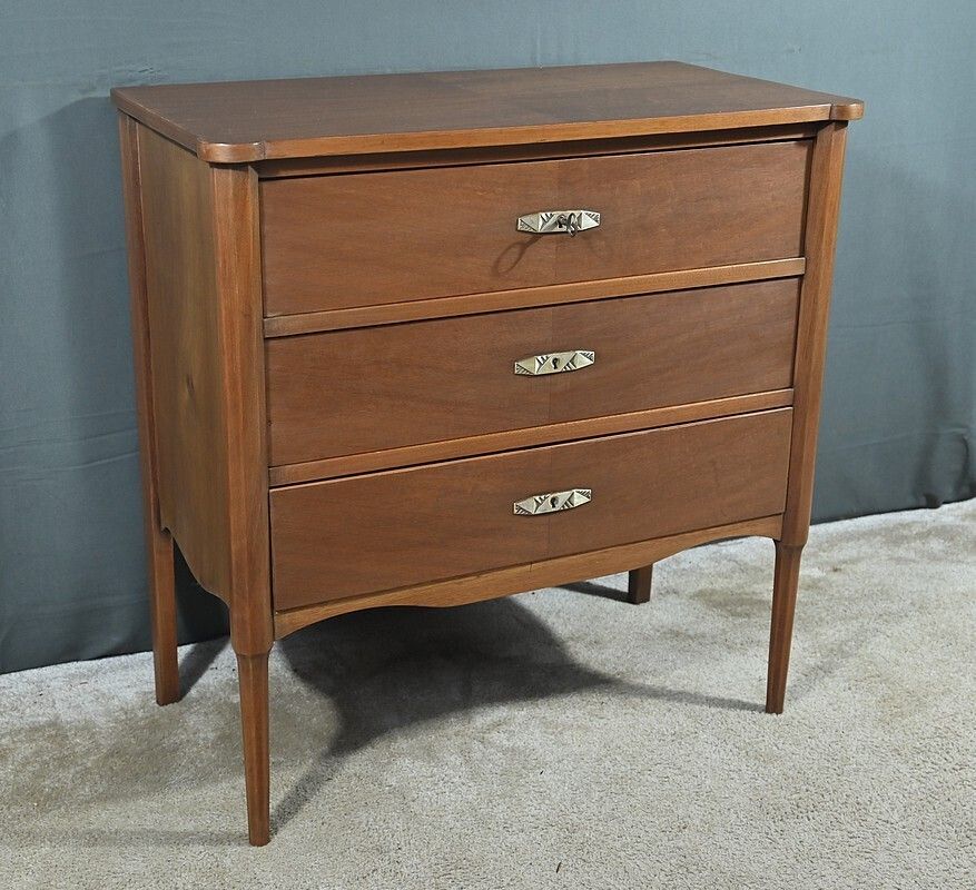 Small Chest Of Drawers In Mahogany Veneer, Art Deco – 1940 photo furniture