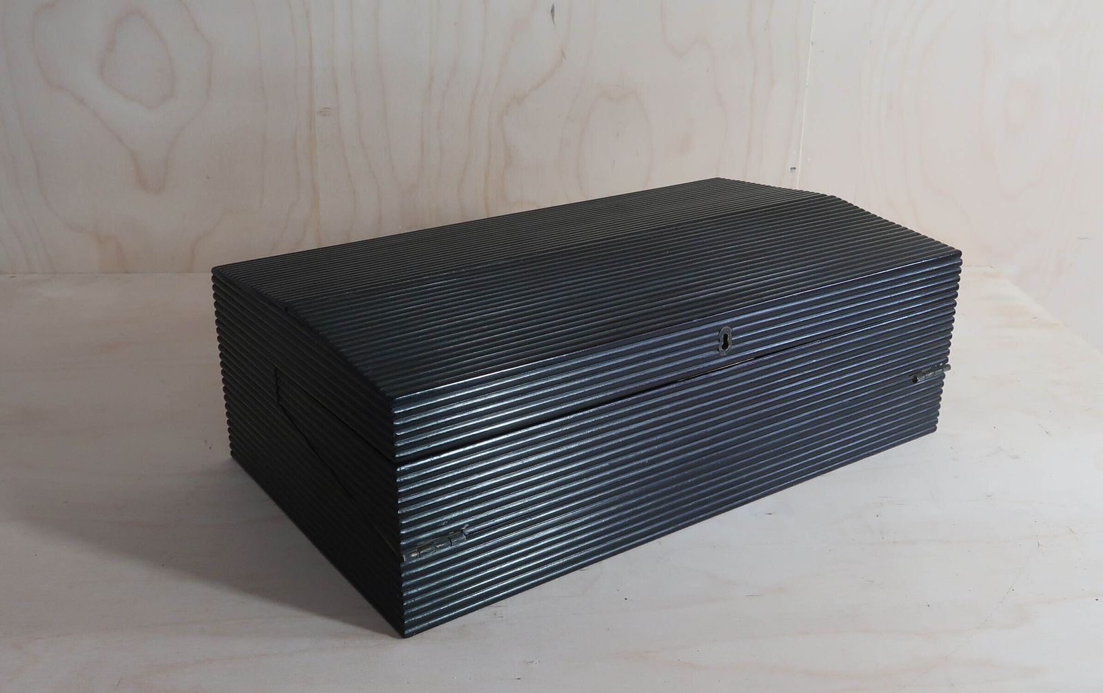 Antique Anglo Indian Fluted Writing Box With Secret Drawers. Early 19th Century photo furniture