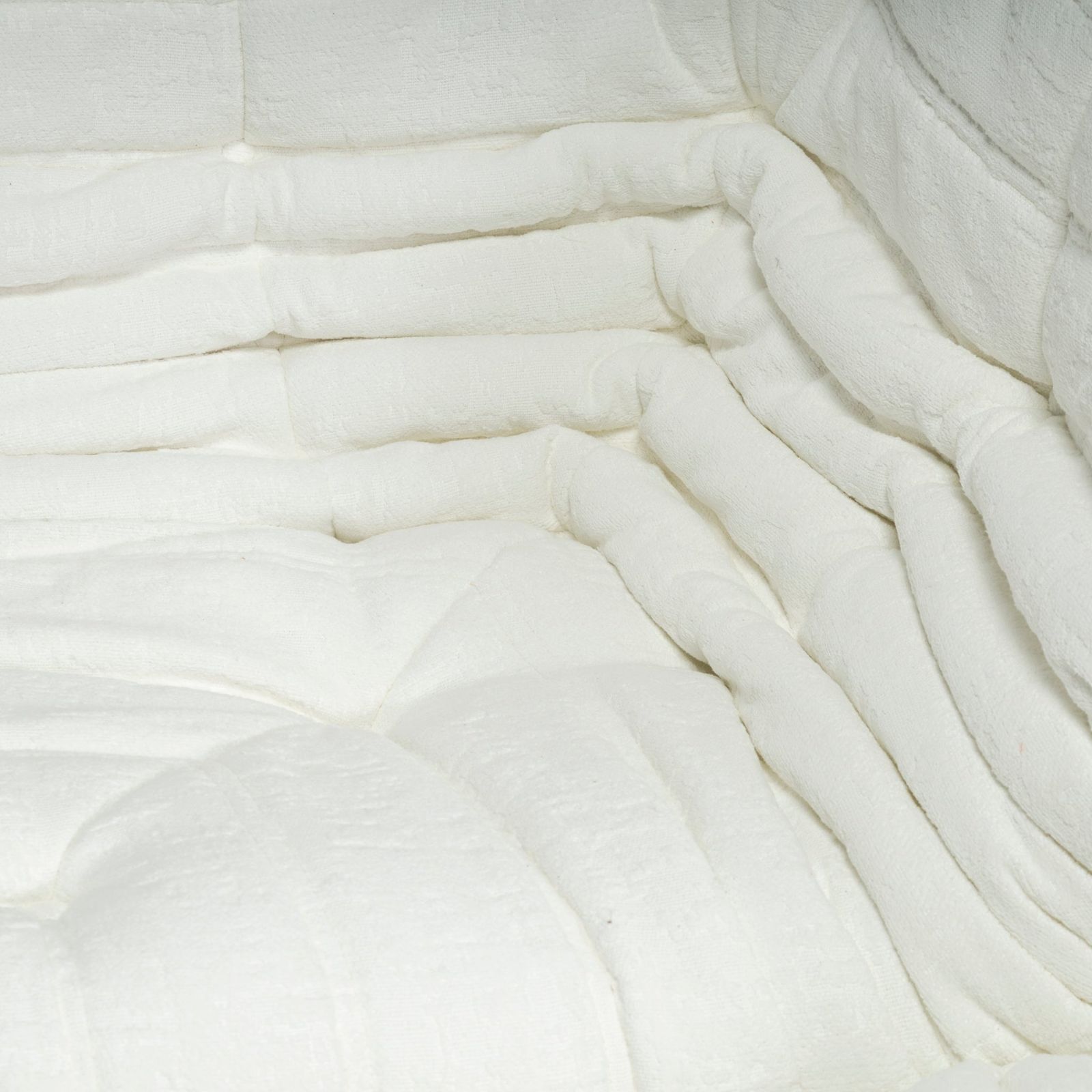 Ligne Roset By Michel Ducaroy Togo White Bouclé Modular Sofa, Set Of Five photo for sale