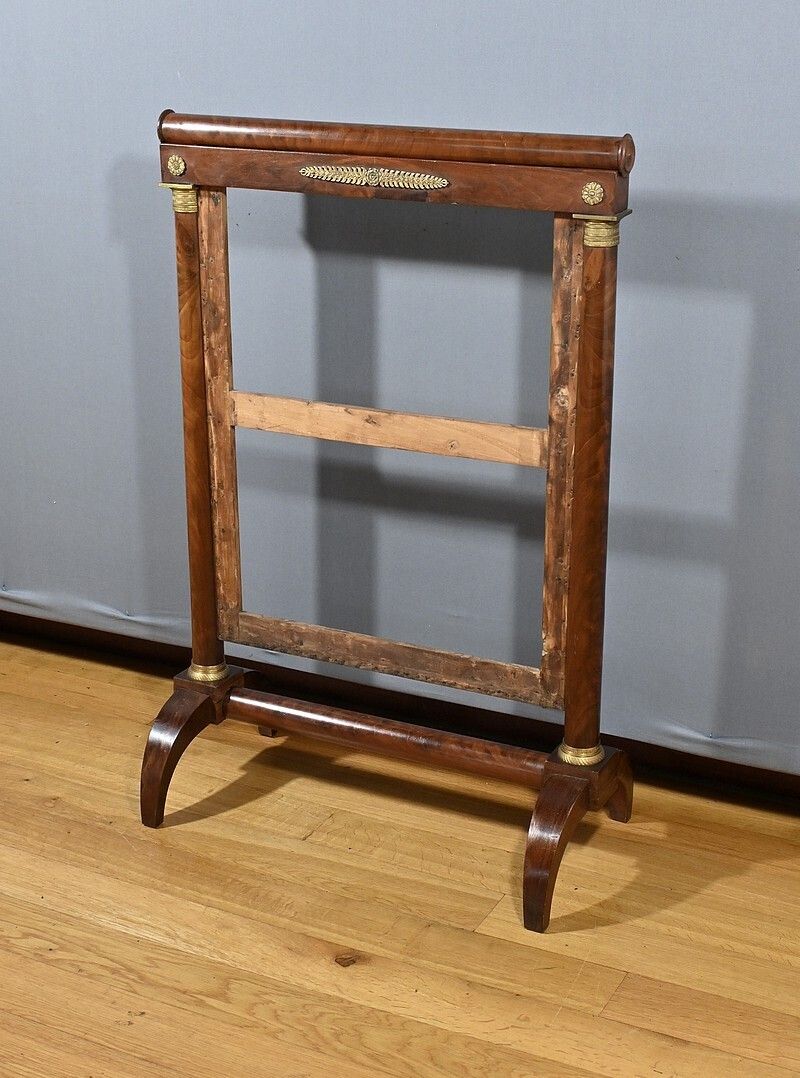 Mahogany Fireplace Screen, Empire Period – Early 19th Century photo furniture