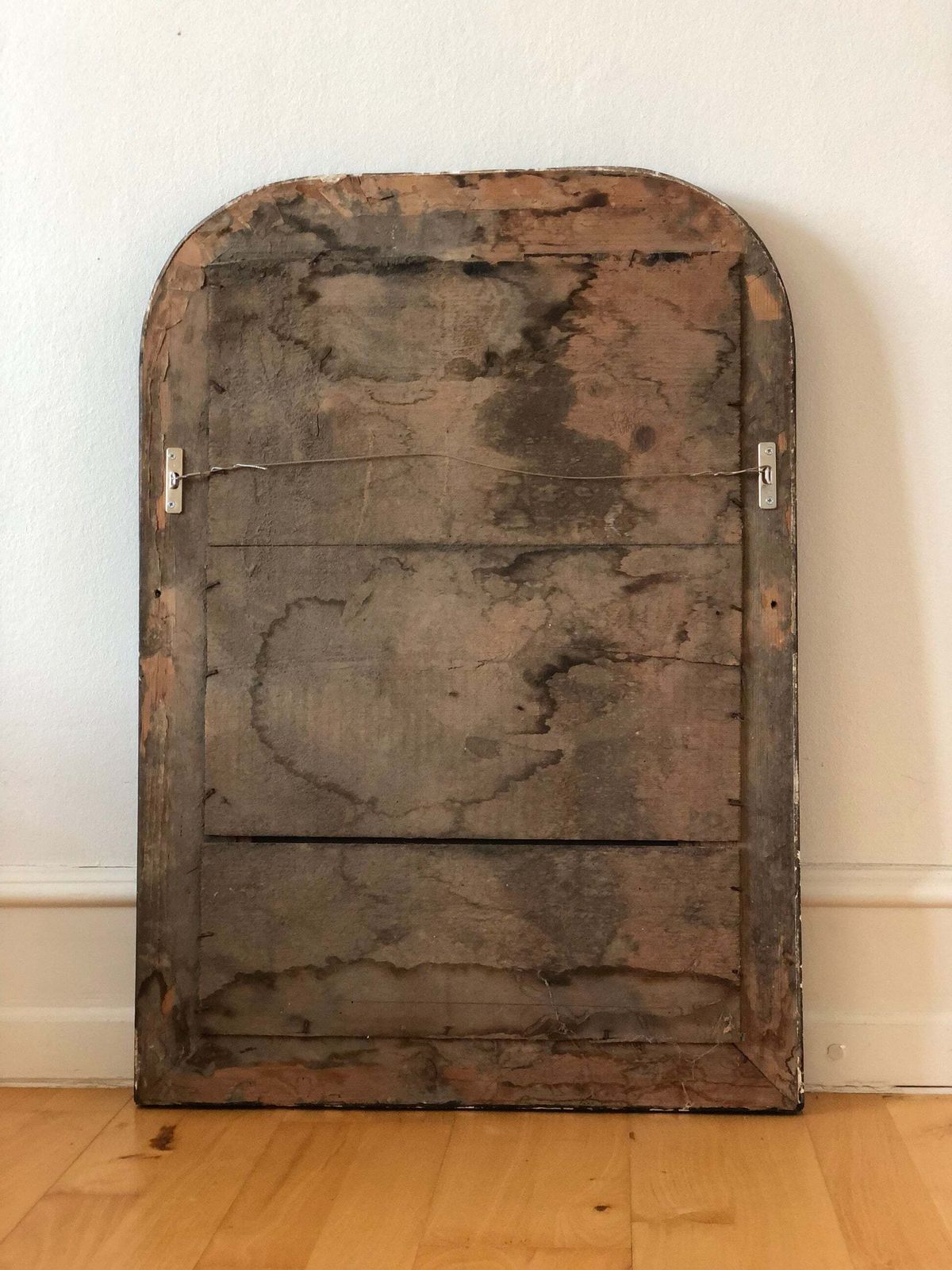 photo furniture Antieke Franse Louis Philippe Spiegel In Verzilverd En Verguld Hout – Eind 19e Eeuw