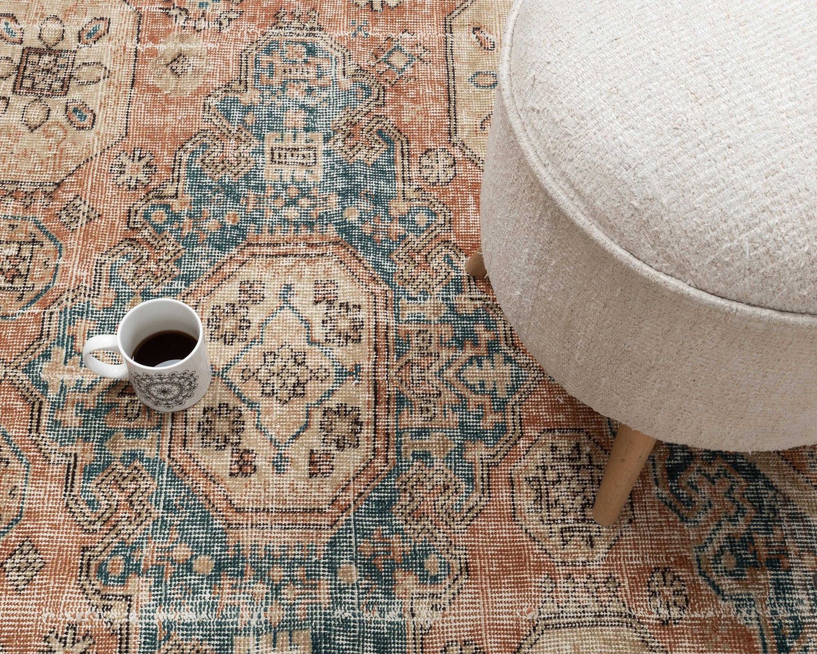 photo furniture 6.4 X 10.2 Feet Vintage Rug, Unique Turkish Rug, Area Rug, Oushak Rug, Antique Rug, Living Room Rug, Handmade Rug, Old Rug, Wool Rug, A4794