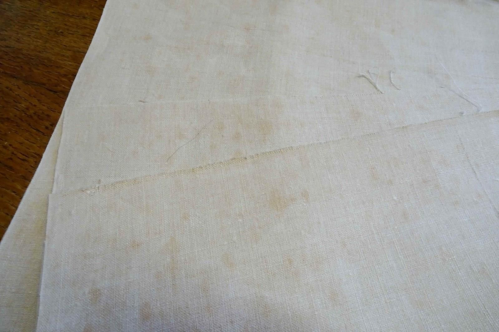 Huge Length Of French Linen Fabric; Curtains Etc photo Textiles