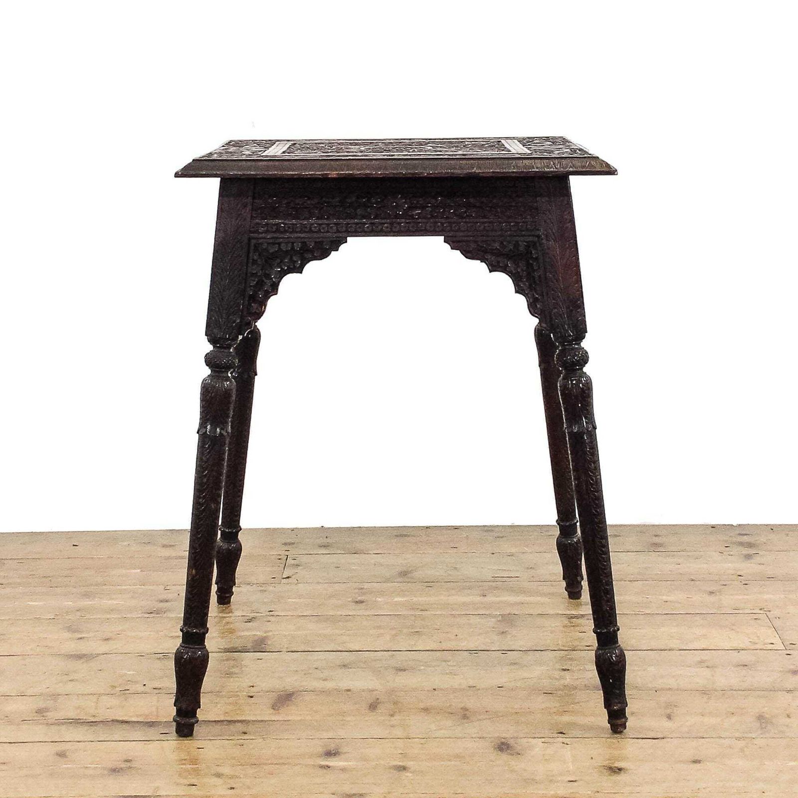 Antique Anglo Indian Carved Side Table | Antique Side Table | Antique Carved Tables | Console Table photo Furniture