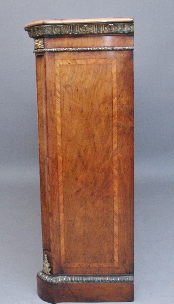 8800.0 19th Century Walnut And Ormolu Open Bookcase By Johnstone And Jeanes photo