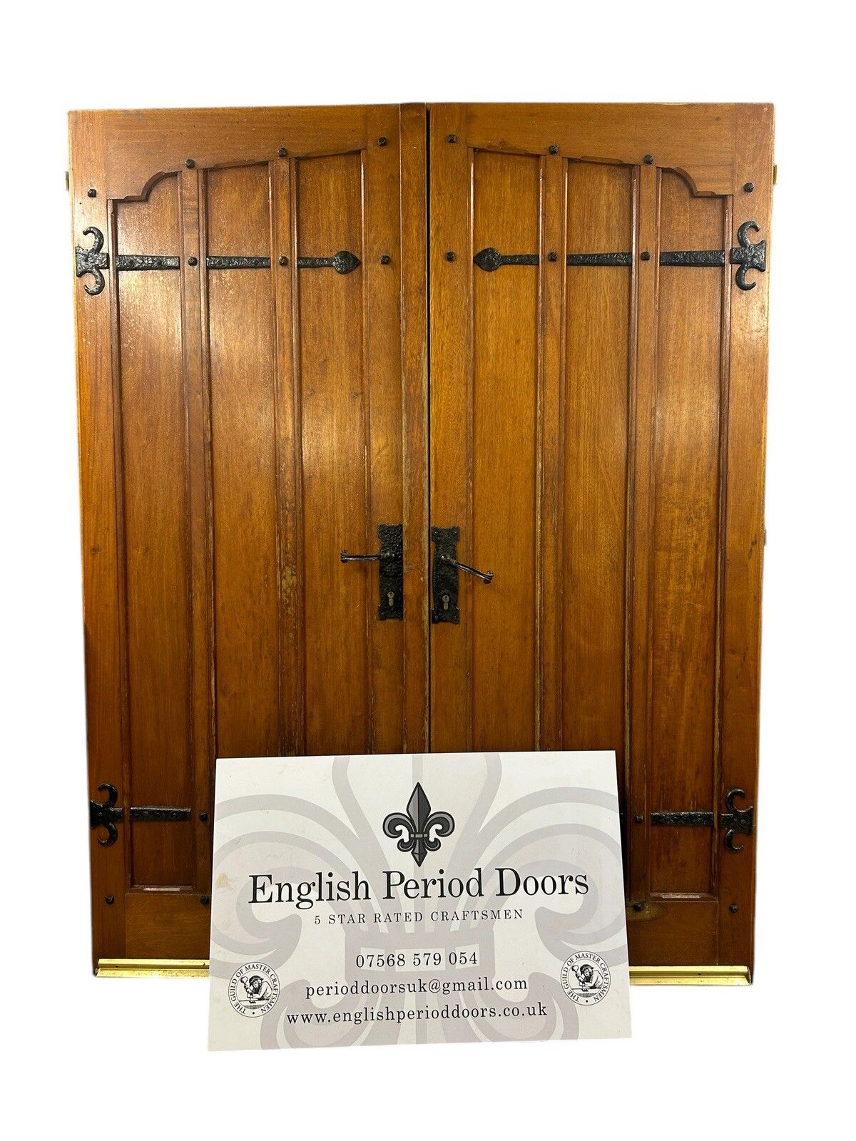 Large Solid Iroka Front Doors Period Style  Reclaimed Old Hardwood Arts & Crafts photo furniture