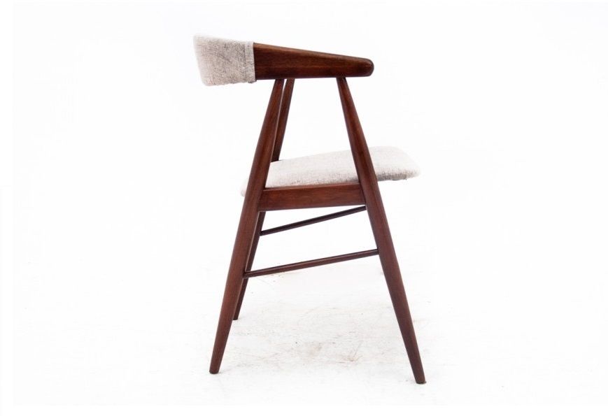 Four Teak Chairs By Ejner Larsen & Aksel Bender Madsen, Denmark, 1960s, After Restoration photo for sale