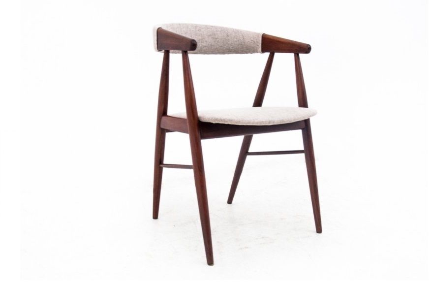 Four Teak Chairs By Ejner Larsen & Aksel Bender Madsen, Denmark, 1960s, After Restoration photo vinterior