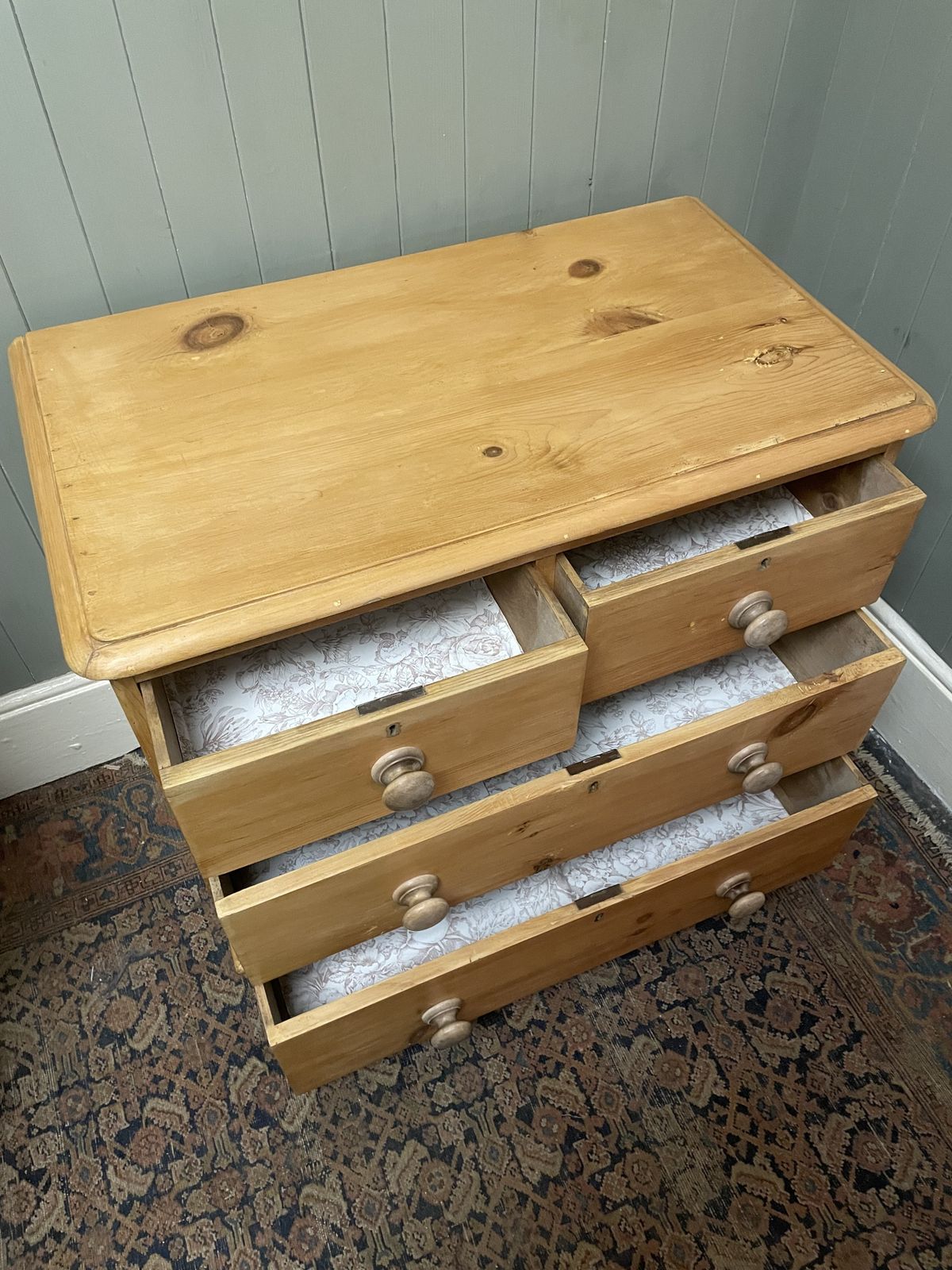 photo buy Victorian Waxed Pine Chest Of Drawers