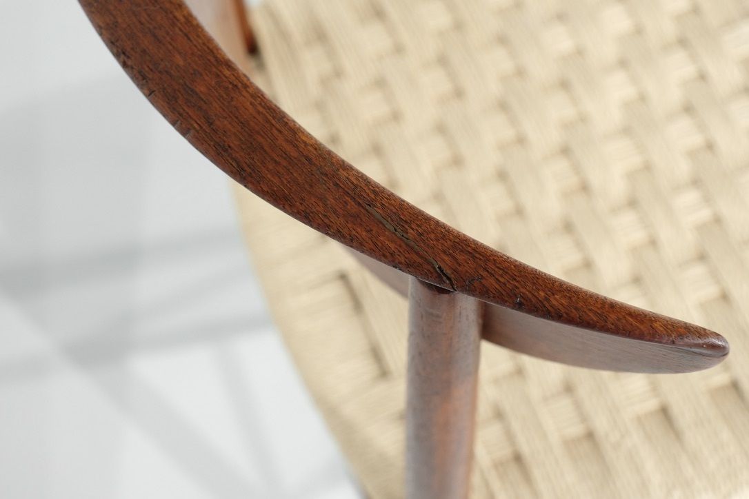 photo vinterior Chair " 316 "By Peter Hvidt & Mölgaard Nielsen For Søborg Møbelfabrik.
