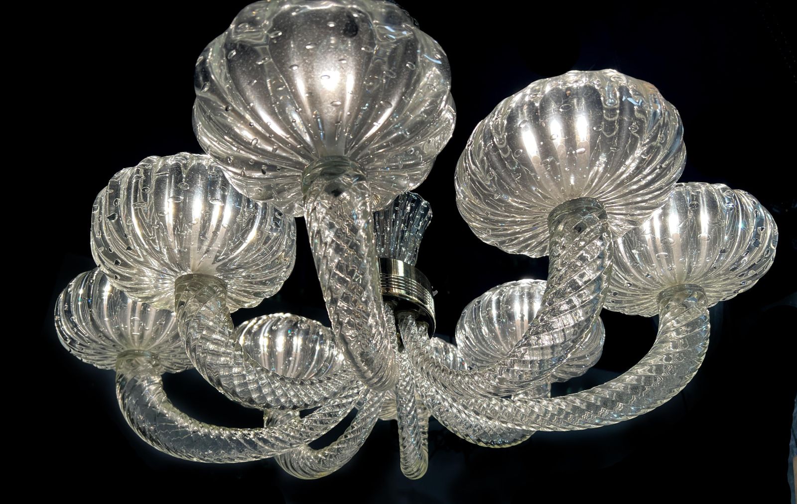 Chandelier By Barovier & Toso, Murano, 1940 photo buy