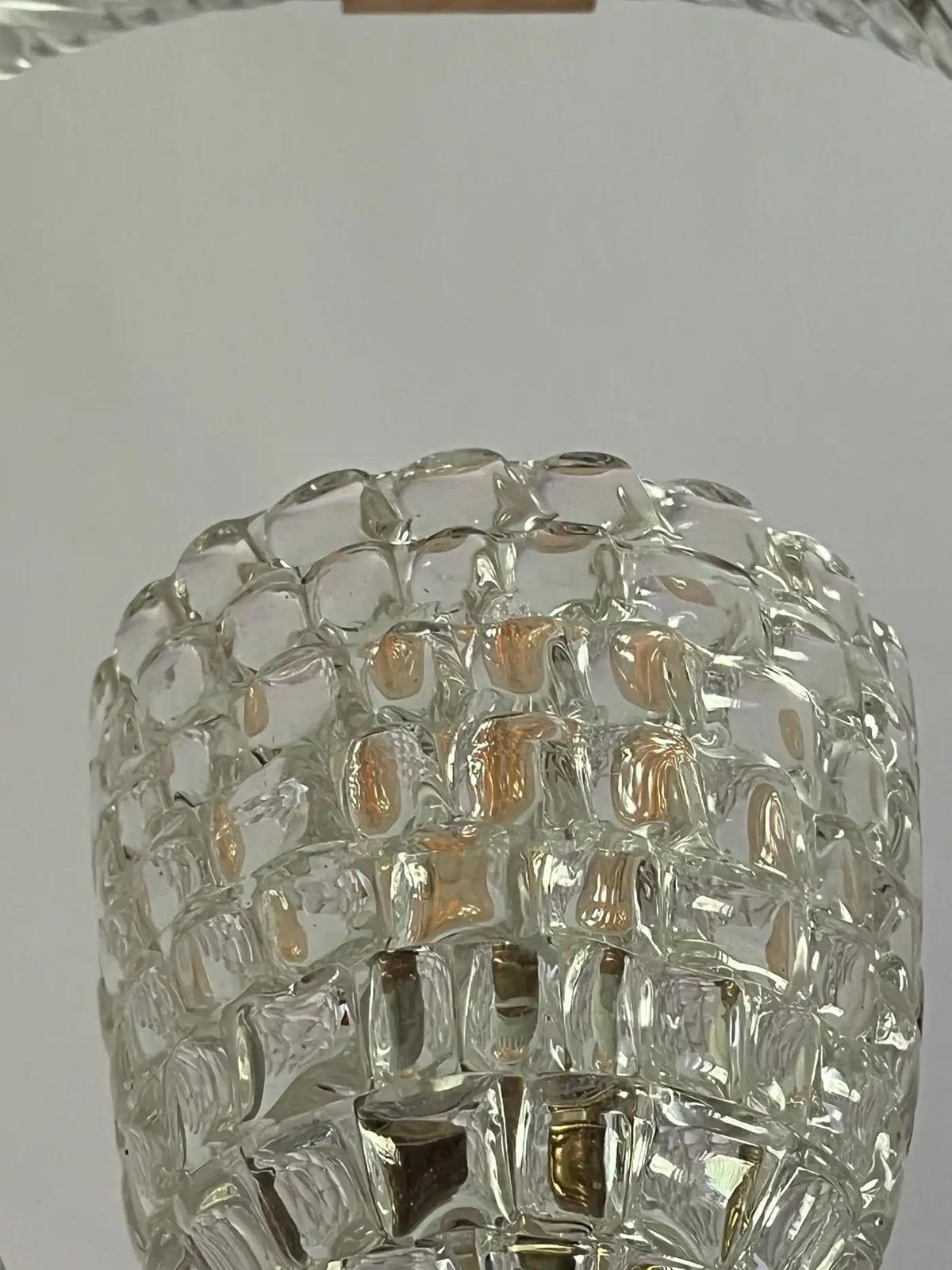 photo furniture Art Deco Chandelier By Ercole Barovier, Murano, 1940s