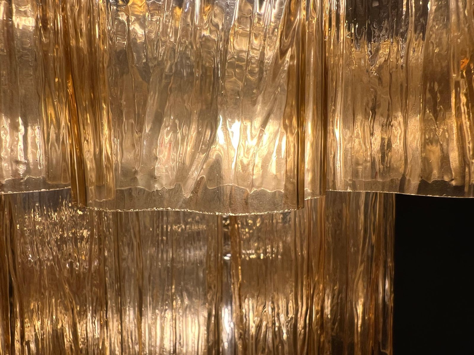 photo vintage Charming Italian Chandelier By Valentina Planta, Murano