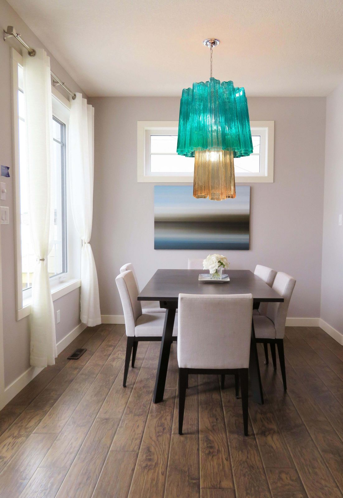 Elegant Italian Emerald And Gold Chandelier By Valentina Planta, Murano photo Lighting