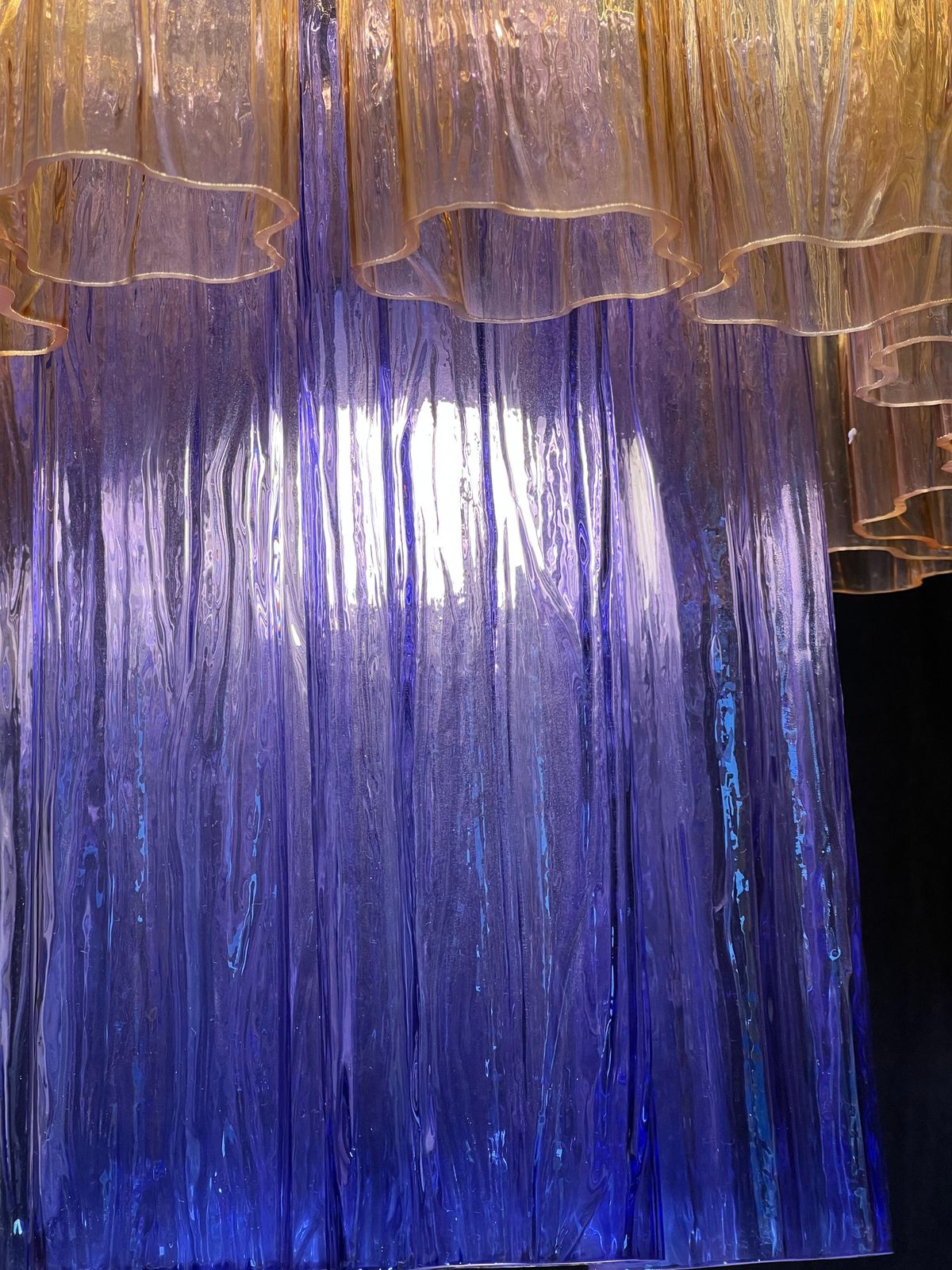 Amazing Italian Lollo Chandeliers By Valentina Planta, Murano photo for sale