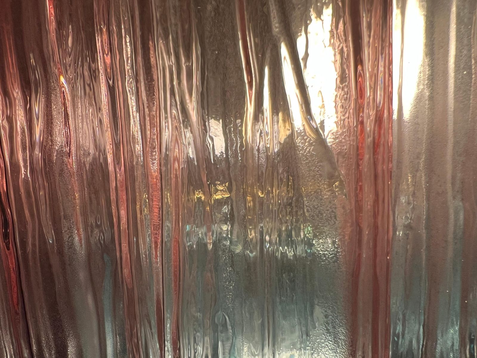 photo vinterior Amazing Italian Pink Blue Chandelier By Valentina Planta, Murano