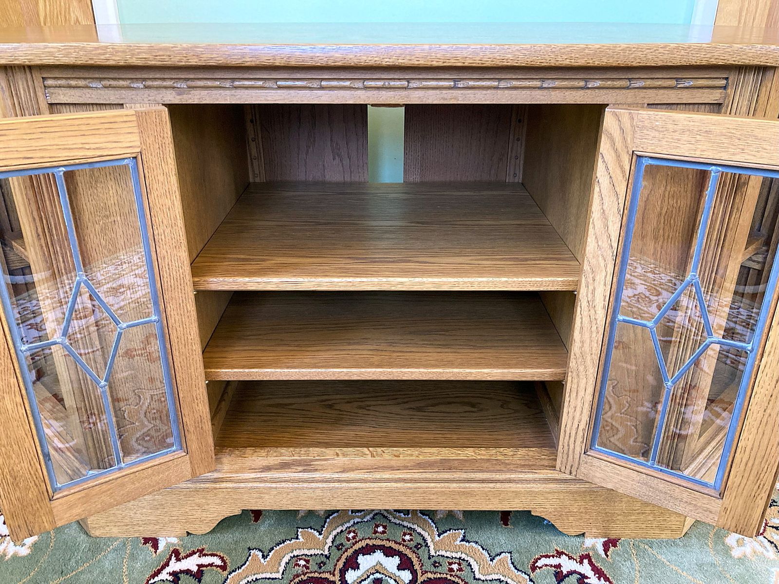 Old Charm Large Tv Cabinet / Stand In Vintage Colour – Model No.2633. photo Furniture