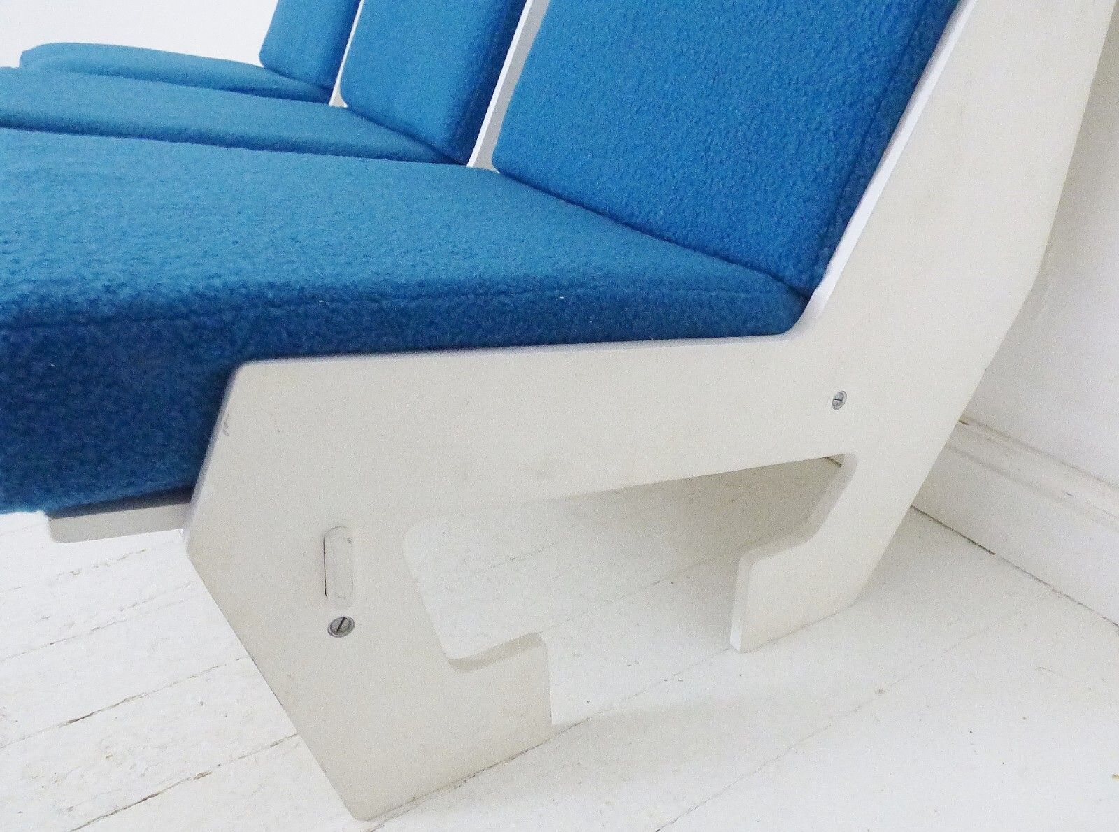Stunning Vintage Modular Pop Art Plywood Lounge Chairs System & Table 1960's photo buy