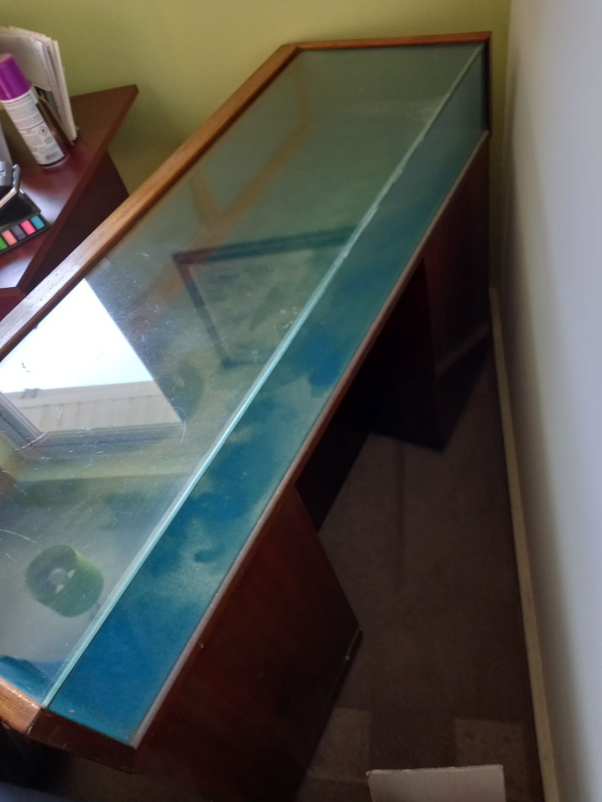Drawers With Glass Display Top photo for sale
