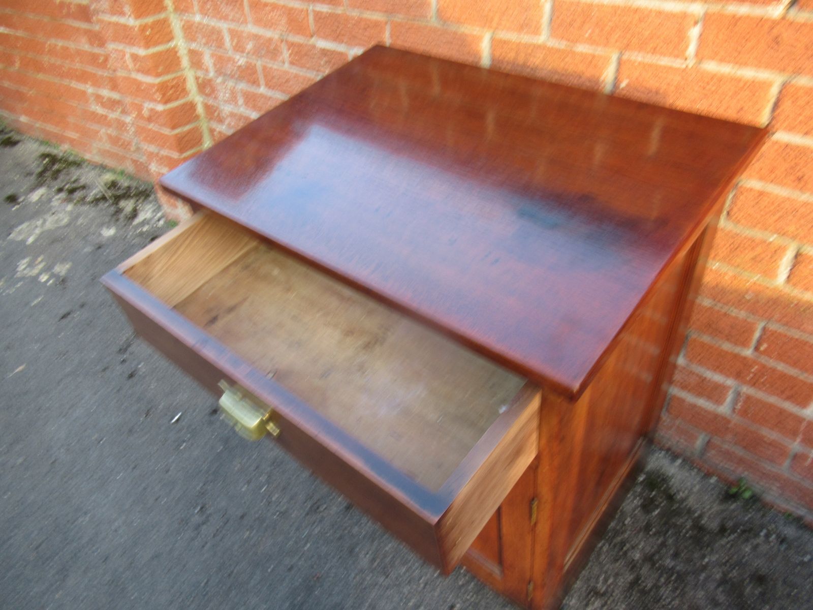 photo for sale Small Mahogany  Industrial  Cupboard,