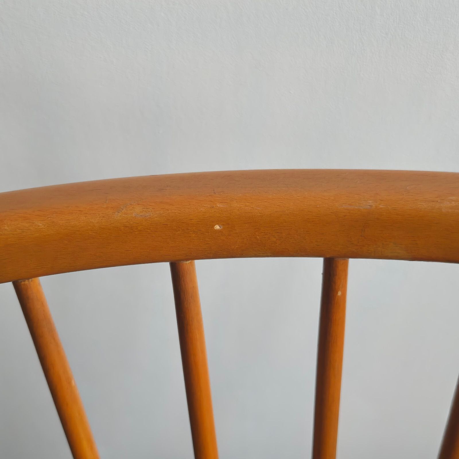 624.0 Vintage Arno Lambrecht Armchair For Wks Mobel 1950 & Hetre & Reed 50s 1950s photo