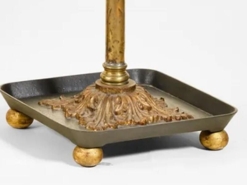 Portemanteau Laiton 1900 Art Nouveau photo Furniture